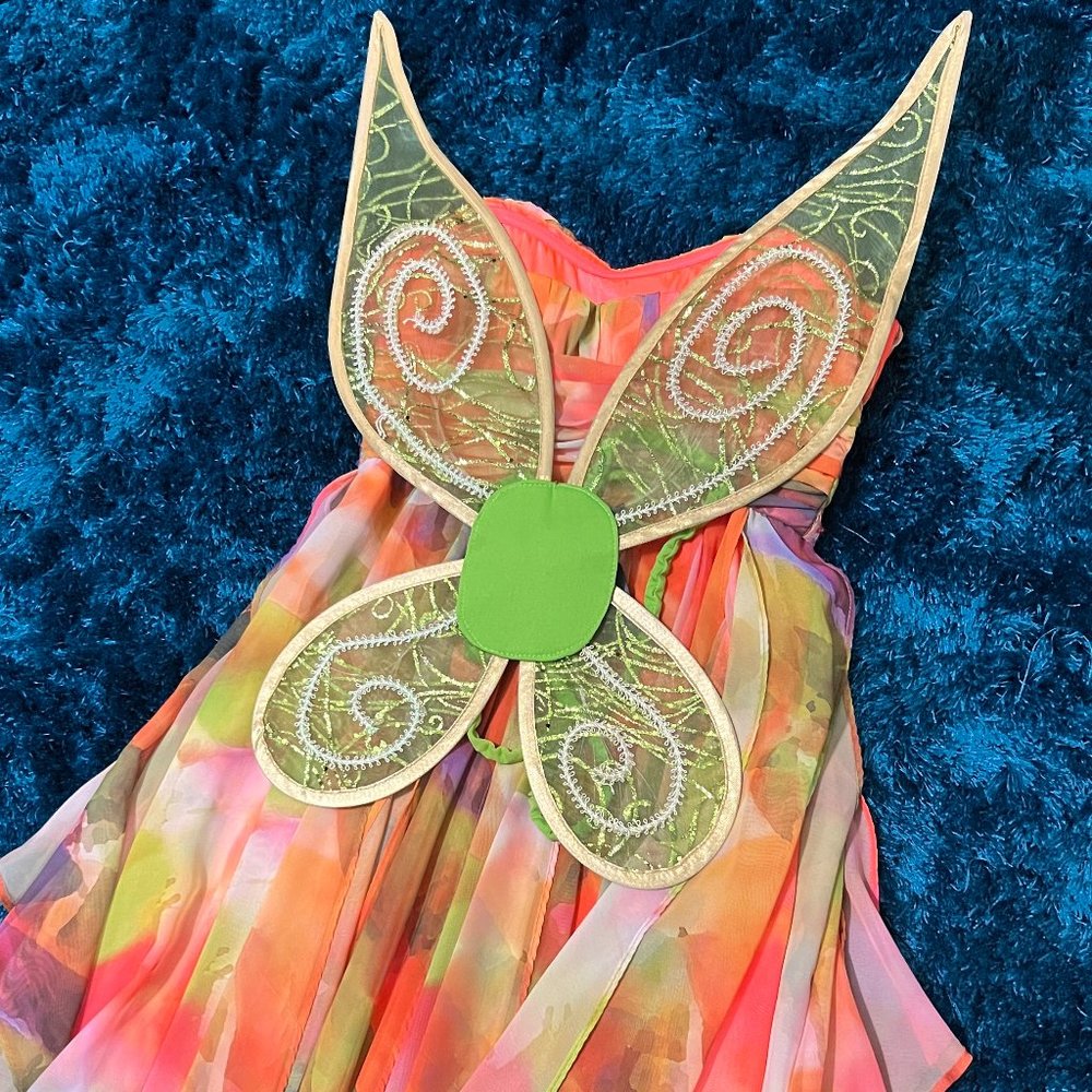 Fairy Costume Rainbow Tie-Dye Rave Halloween Medium